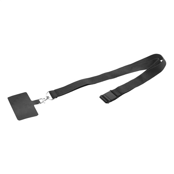 RPET lanyard na mobil Revent Call - Black