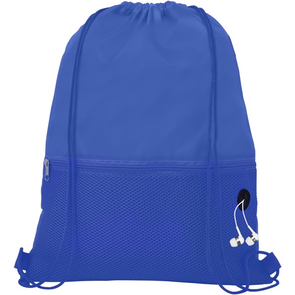 Sac à dos Oriole avec cordon, en maille filet 5L - Bleu royal