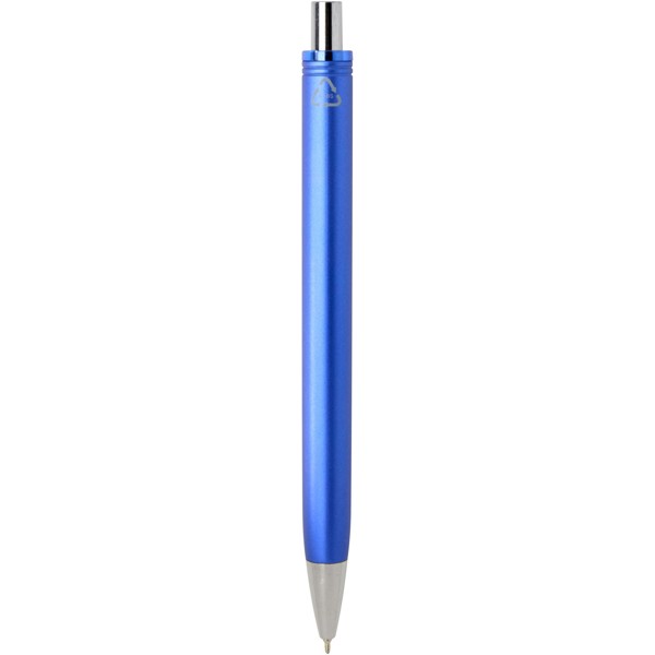 Stylo bille Feld recyclé RCS avec finition métallique (encre noire) - Bleu royal
