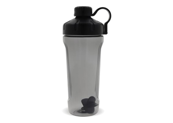 Shaker bottle 900ml, plastic body