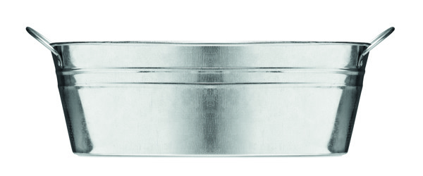Zinc tub herb garden set, basil, thyme, parsley