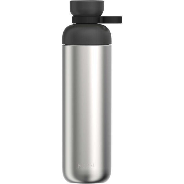 Mepal Vita 900 ml recycled stainless steel water bottle - Black