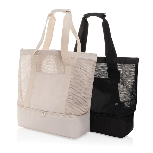 Iqlo Aware™ RPET 2-in-1 cooler tote - Beige