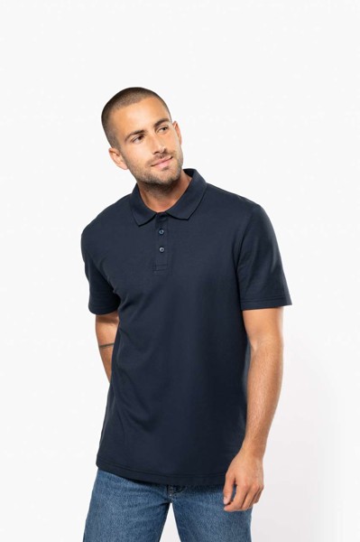 Unisex Piqué Polo Shirt - White / 4XL