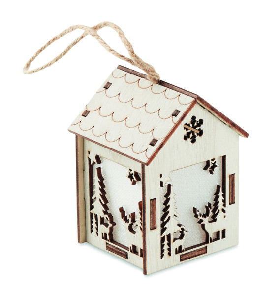 MDF house with light Ponia