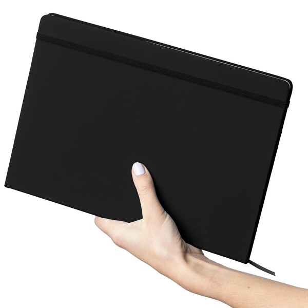 Notebook A4 Azure - black