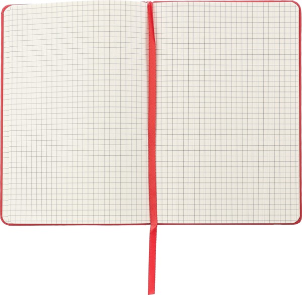 Notitieboek Bradley | Gerecycled PU | A5 | Geruit - wit