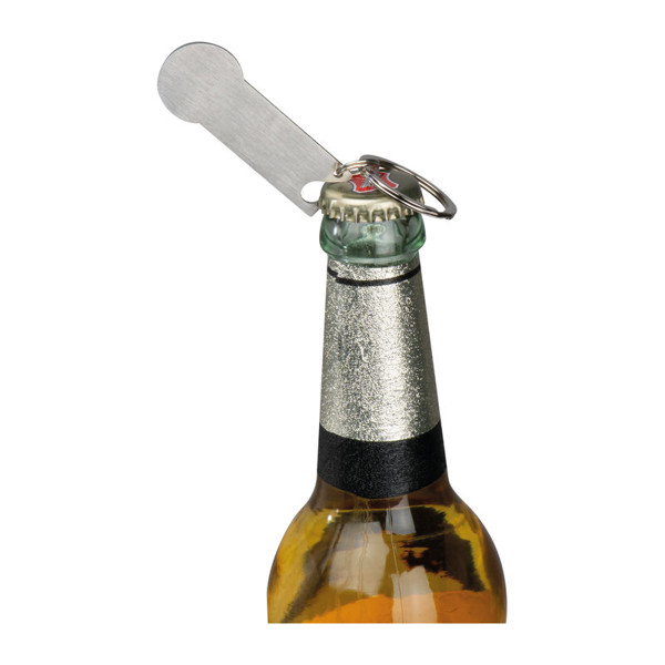 Metal Key Ring Stickit - Grey