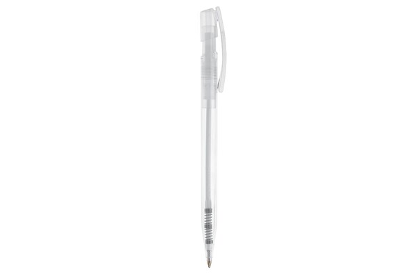 Nash kuglepen transparent - Gennemsigtig / Hvid