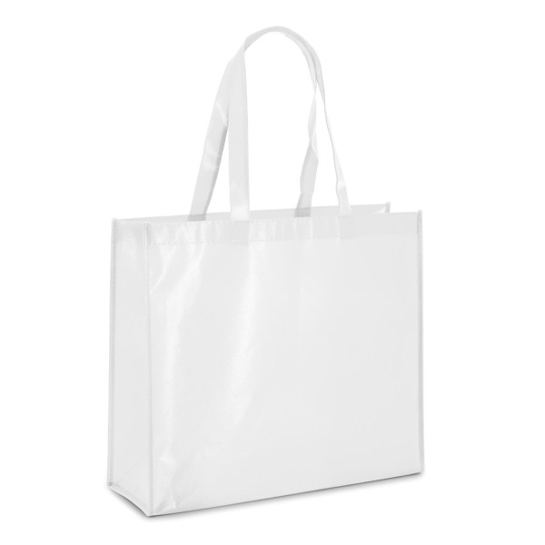MILLENIA. Laminated non-woven bag - White