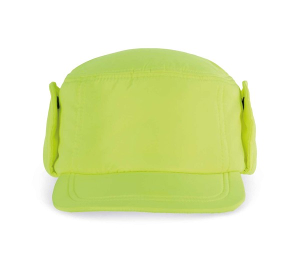 Cap With Earmuffs - Fluorescent Orange / S/M