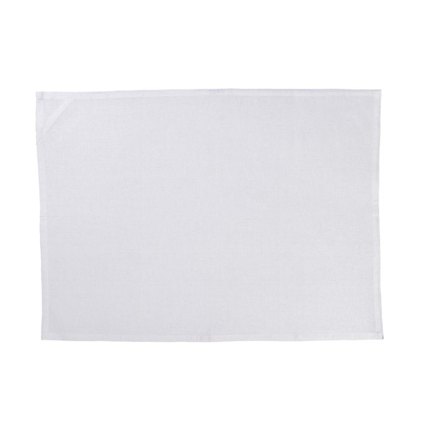 Recycled Cotton Kitchen Cloth 180 G/M2 With Hooking Loop - White