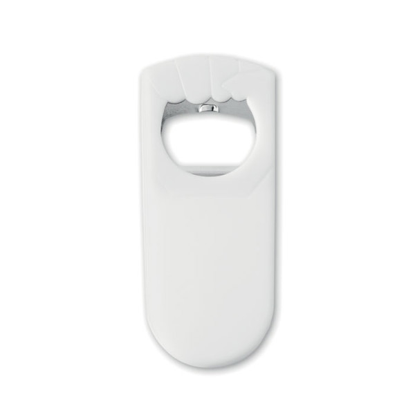 Bottle-opener and sealer Blabby - White