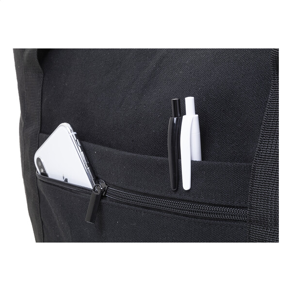 Újrahasznosított Vászon Utazótáska Rebyss Travel - Black