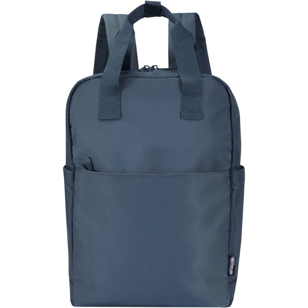 Sac à dos de voyage pour ordinateur portable Trip 14” Aware™ de 9 L en matériaux recyclés - Bleu hale