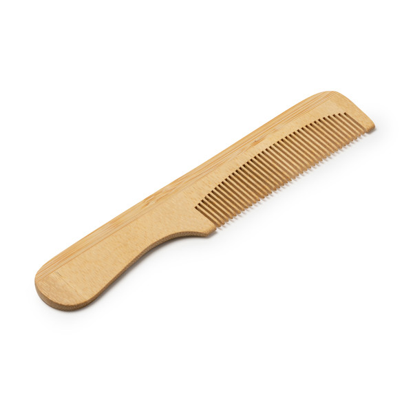 Personalised bamboo comb for curly hair