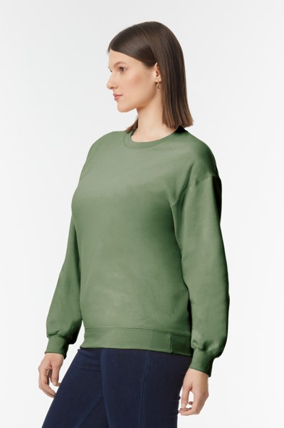 Softstyle™ Midweight Fleece Adult Crewneck - White / 4XL