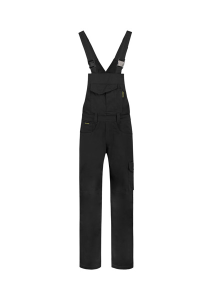 Pracovné nohavice s trakmi unisex Tricorp Dungaree Overall Industrial - Čierna / M