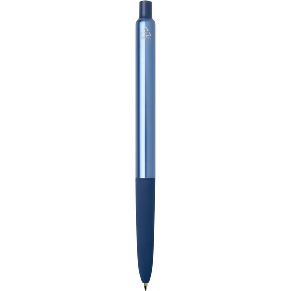 Soffit recycled aluminium click anodized ballpoint pen (blue ink) - Ocean Blue