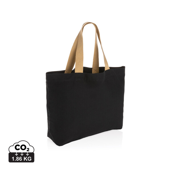 Impact Aware™ 240 gsm rcanvas large tote undyed - Black