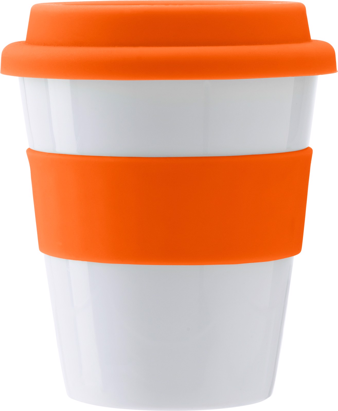 PP plastic drinking mug - Orange
