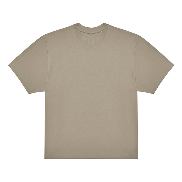 T-Shirt B&C #E220 Oversized - 100% Algodão - Mastic / M