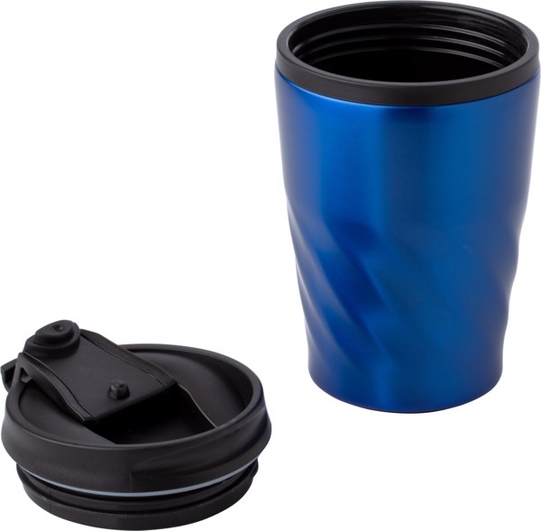PP and stainless steel mug - Black
