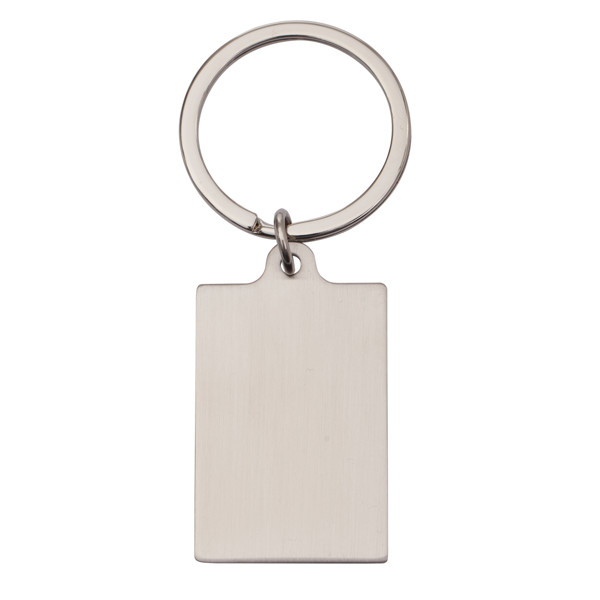 Visible metal keyring