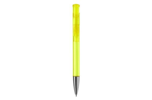 Avalon ball pen metal tip transparent - Transparent / Yellow