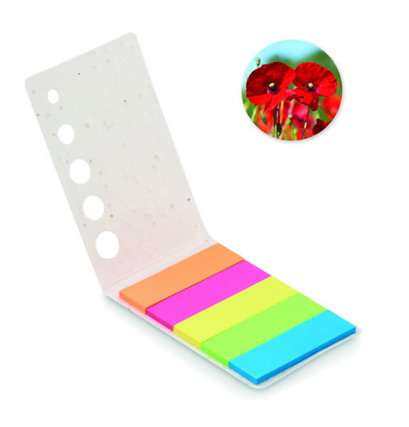 Sticky note com sementes Memo Seed
