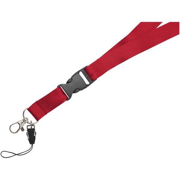 Sagan phone holder lanyard with detachable buckle - Red