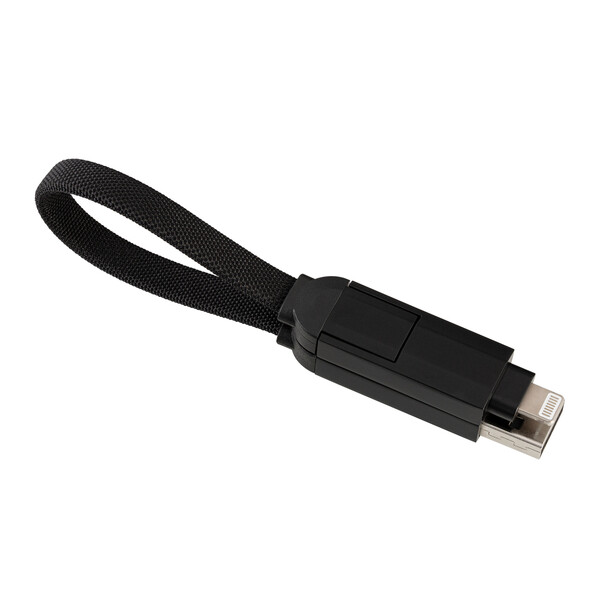 Câble de Charge 4 en 1 MIXCO METAL - noir