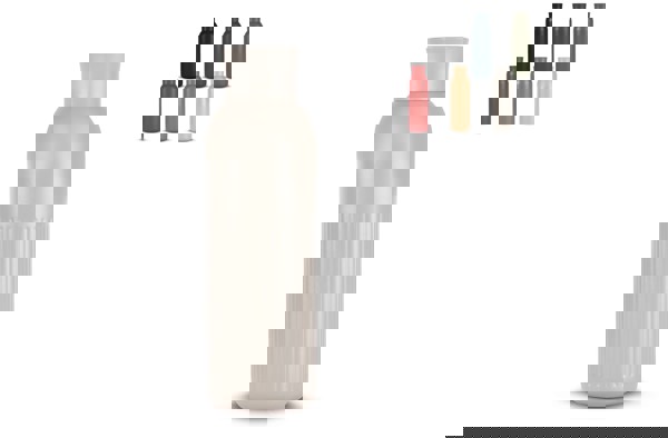 Sagaform Tekla Push steel bottle with push cap (recycled) 500 ml - Dark Red