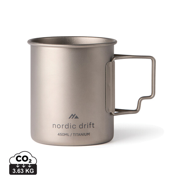 Nordic Drift Trail Ultra Light Titanium 450ml beker