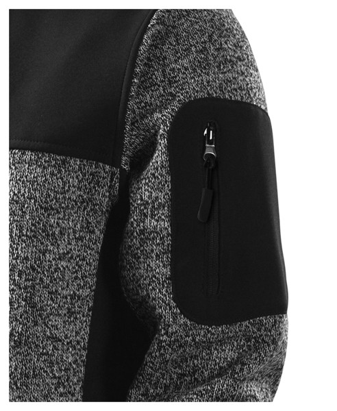 Softshellová Bunda Pánská Rimeck® Casual - Knit Gray / M