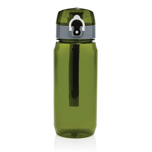 Yide športna steklenica rPET z zaklepom, 600 ml - Zelena