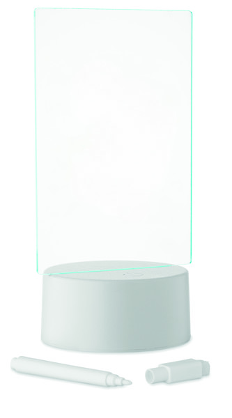 Light-up LED memo board Ledmemo