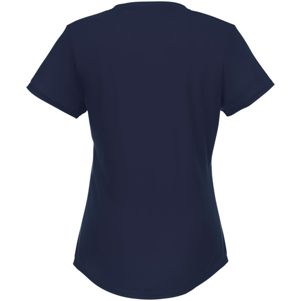 Camiseta de manga corta de material reciclado GRS para mujer "Jade" - Azul marino / L