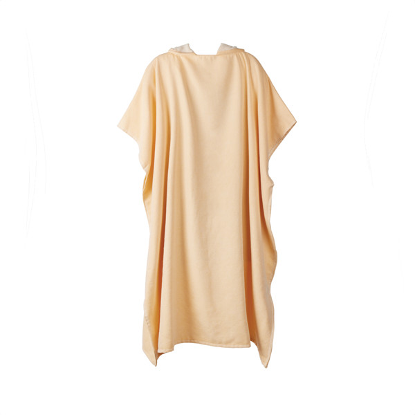 VINGA Tolo hammam terry beach poncho - Yellow / Off White