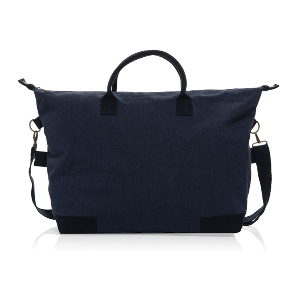 Sac week-end en toile recyclée 500 g/m² AWARE™ Kezar - Bleu Marine
