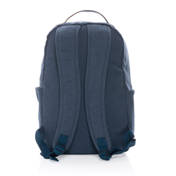 Sac à dos Impact AWARE™ en toile 16oz recyclé - Bleu