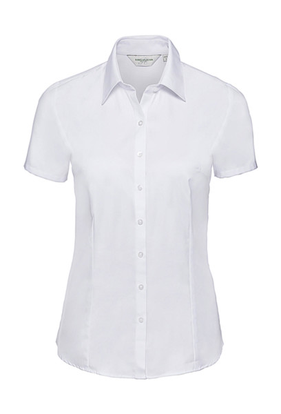 Ladies' Herringbone Shirt - White / 2XL (44)