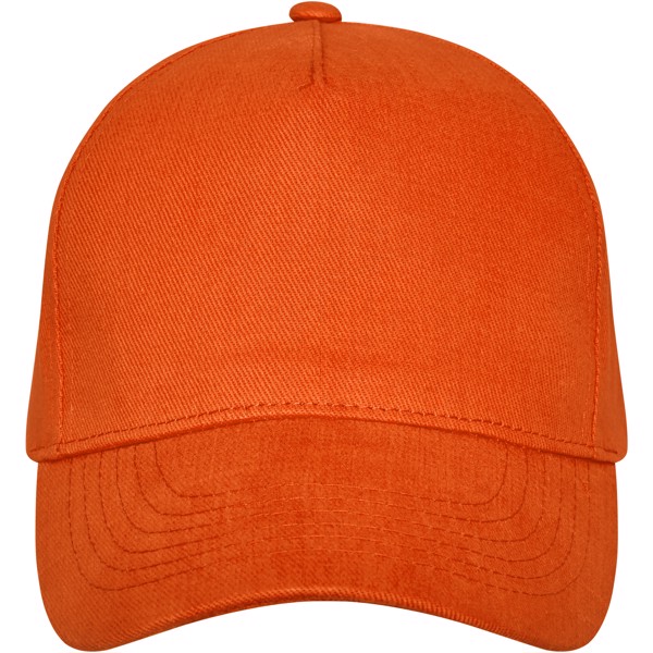 Boné de 5 painéis de 260 g/m² Doyle - Laranja