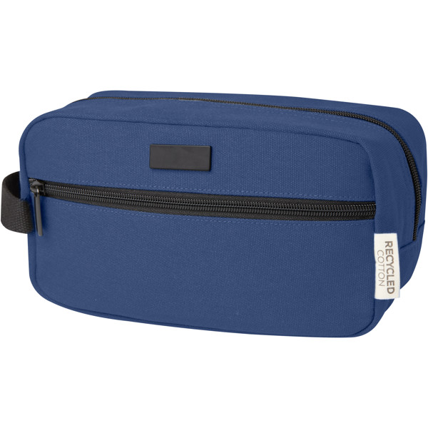 Pochette pour accessoires de voyage Joey de 3,5 L en toile recyclée certifiée GRS - Marine