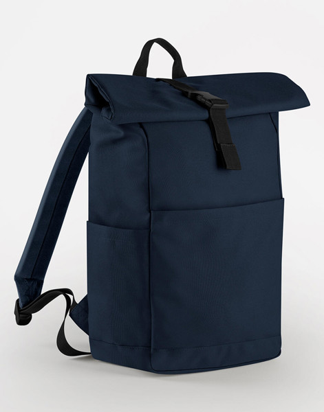 Premium Recycled Roll Top Backpack - Natural Stone / ONE SIZE