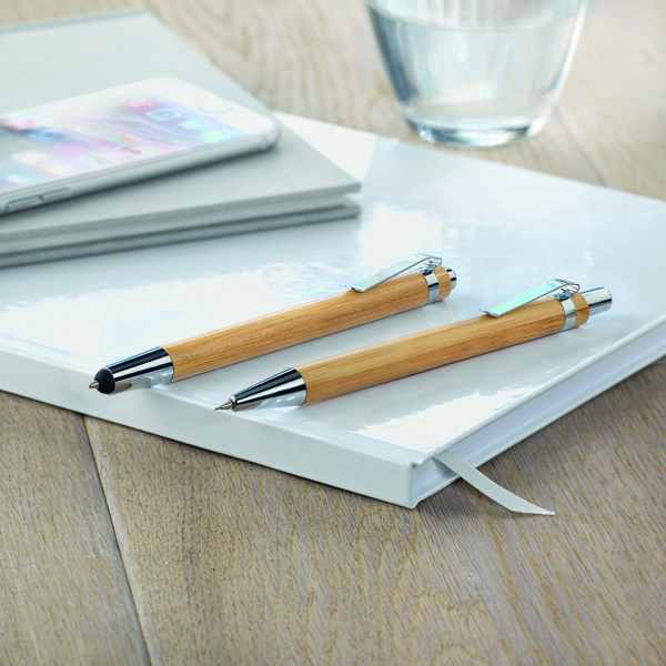 Bamboo pen and pencil set Bambooset