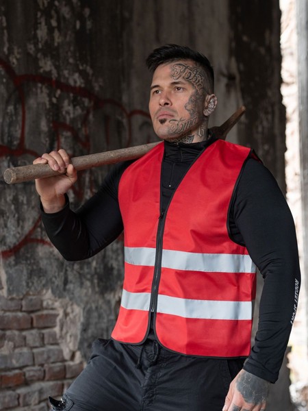 Korntex Safety Vest with Zipper "Cologne" - White / M