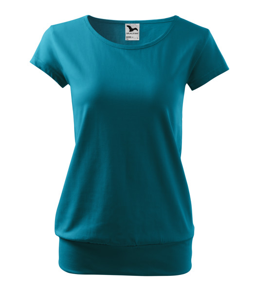 Tričko Dámske Malfini® City - Tmavý Tyrkys / 2XL
