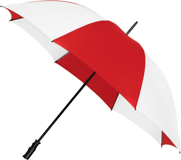 FALCONETTI - Parapluie de golf - Manuel - Impermable au vent -  125 cm - Rouge / Blanc