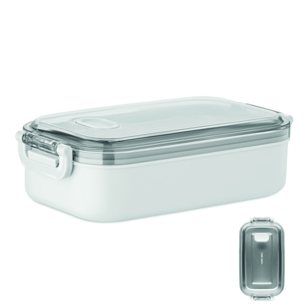 PP lunch box Hoagie - White